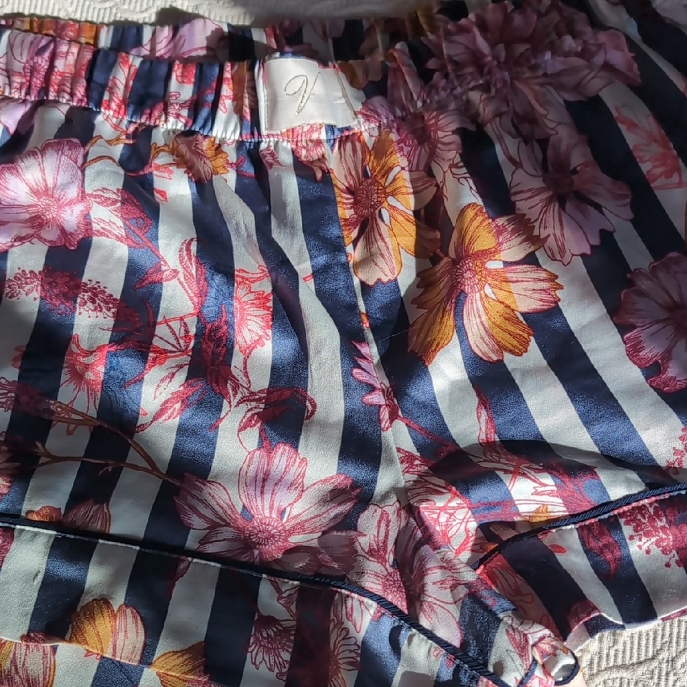 Victoria's Secret Floral Striped Shorts